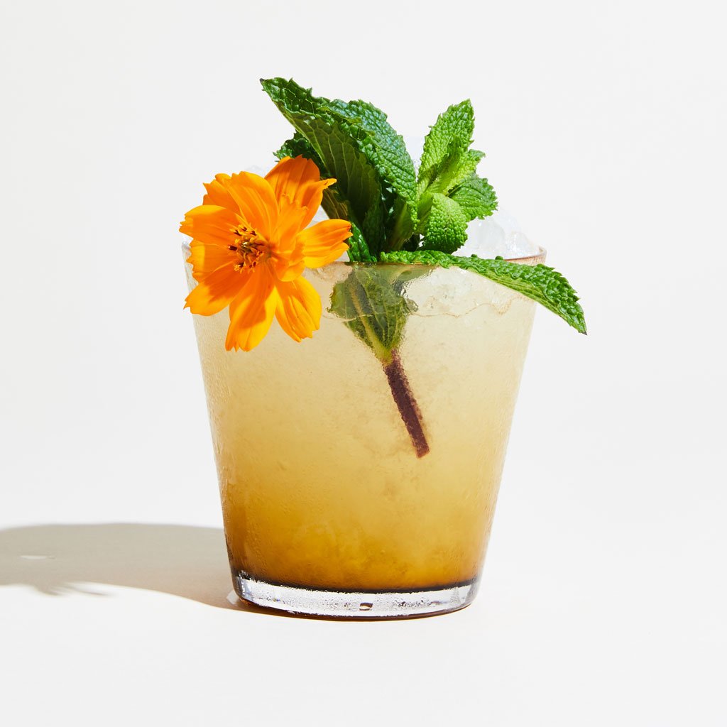 Handblown Rocks Glass