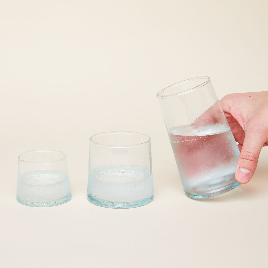 Recycled Moroccan Glassware