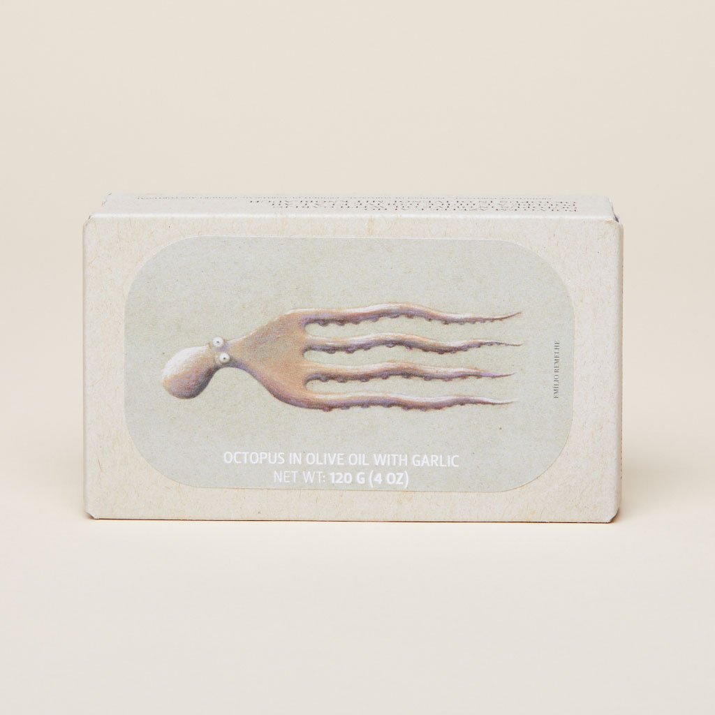 Garlicky Octopus in Olive Oil