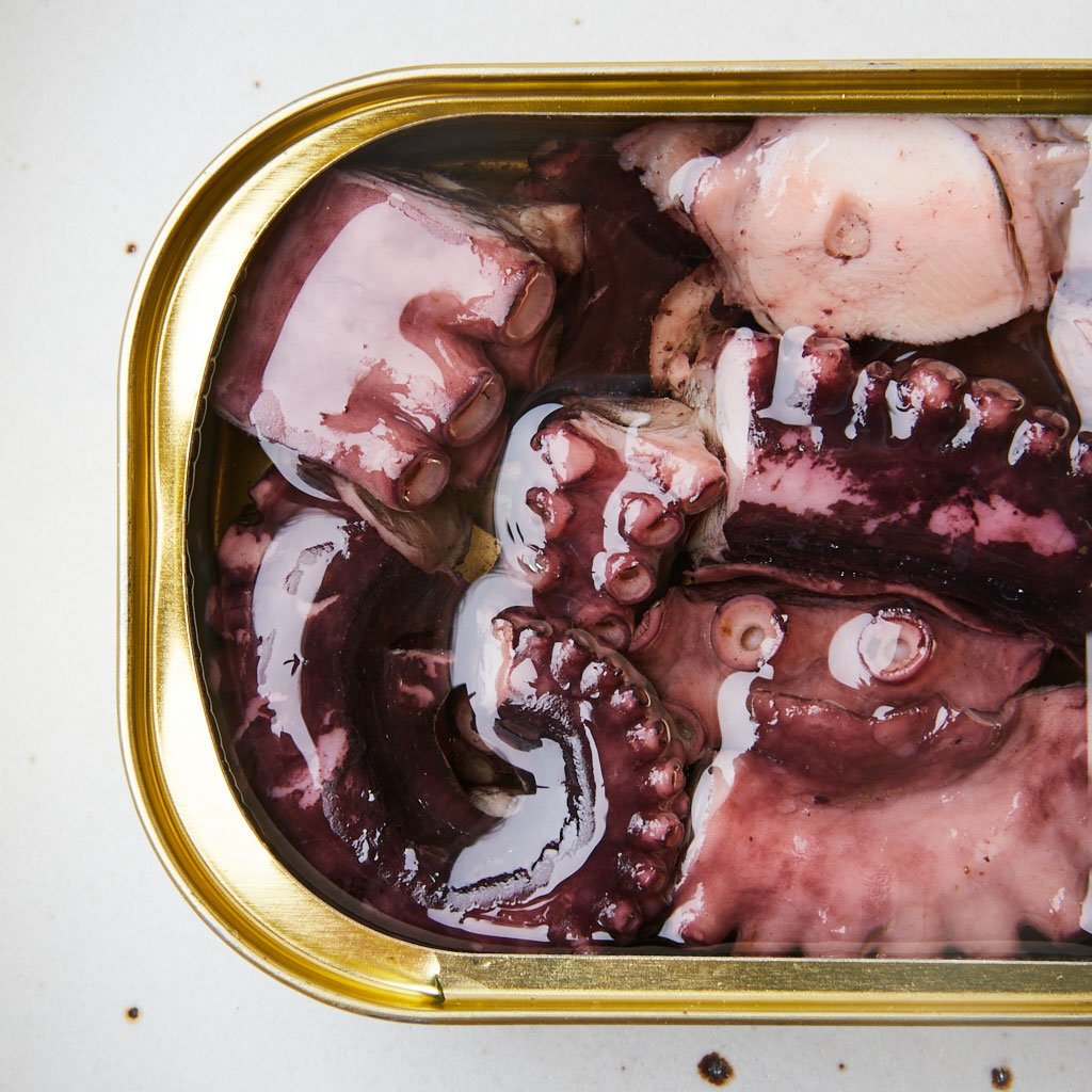 Garlicky Octopus in Olive Oil