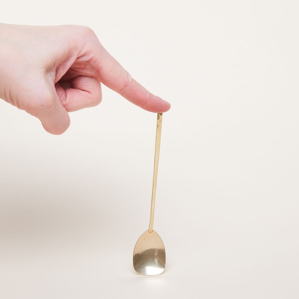 Brass Ice Cream Spoon