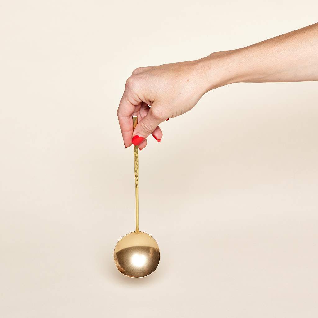 Brass Serving Spoon