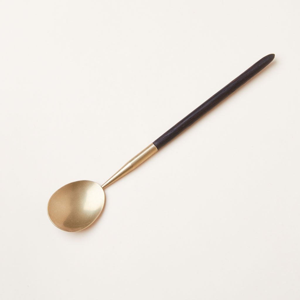 Sophisticated Brass Spoon